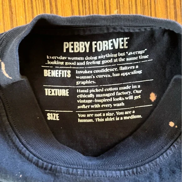 Pebby Forevee Distressed Tee - Picture 2 of 3